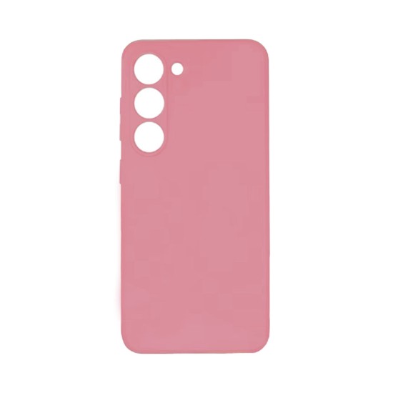 Silicone Case with Camera Shield for Samsung Galaxy S23 Pink